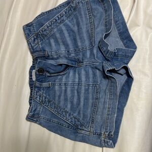 Aerie Light Blue Denim Shorts